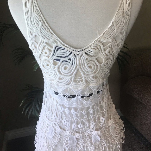 New with tags White sleeveless boho top - Picture 5 of 5